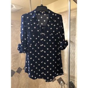 Express Slim Fit Portofino Shirt